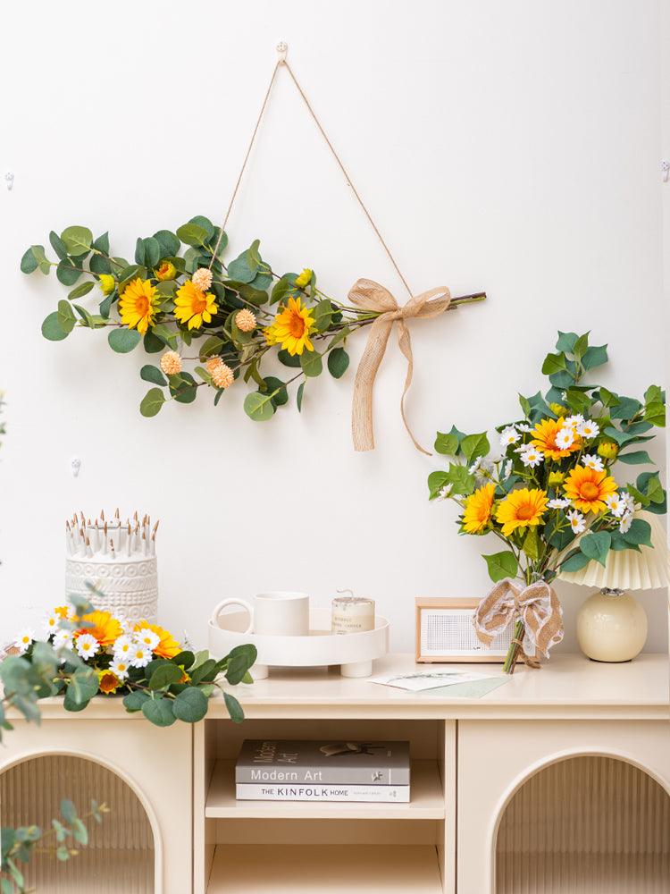 Simple simulation decorative pendant door lintel flower interior decoration